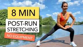 8 MIN POST-RUN STRETCHING - COOL DOWN FOR RUNNERS - NO EQUIPMENT