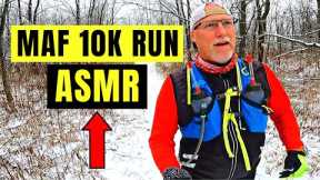 MAF TRAINING In The Snow ASMR | 10K Of Pure Running Sounds