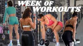 NEW YEAR WEEK OF WORKOUTS | Getting into a routine | How to BEGIN AGAIN | Gym tips/hacks/split