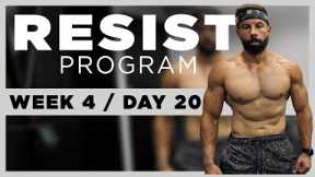 RESIST Dumbbell Training Plan - DAY 20 (LOWER BODY WORKOUT)