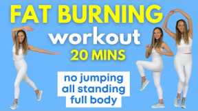 20  Minute Full Body Workout - No Jumping with Weight Loss Exercise