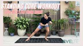 At Home Standing Core Workout to Lose Belly Fat