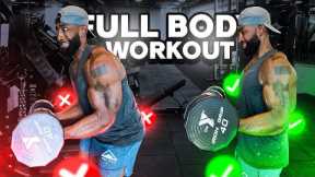 Full Body Workout To Torch Fat & Build Muscle (Gym)