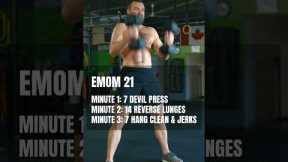 Dumbbell Only Workout #shorts #crossfit #wod #workout #fitness #dumbbell