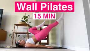 WALL PILATES BEGINNER WORKOUT | 28 Day Wall Pilates Challenge / Day 1