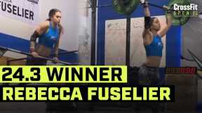 Rebecca Fuselier Posts Top Time in Open Workout 24.3