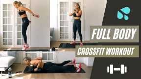 SWEATY CROSSFIT WORKOUT💥 - With Dumbbells, Circuit Style (advanced)