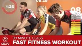 Fast Fitness Workout – Get Fit With GCN's 30 Minute High Cadence Bike Workout