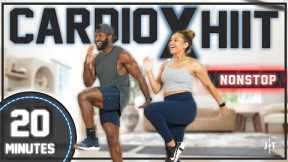 20 Minute Full Body Nonstop Cardio HIIT Workout [All Standing/ No Equipment]