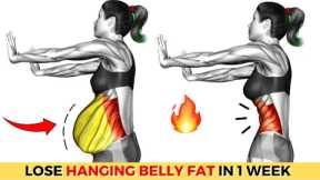 🔥 Best Exercises for Hanging Belly 👙 30-Minute Standing Workout | Lose Belly Fat in 2 Weeks