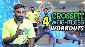 4 CrossFit Weight Loss Workout | Best CROSS FIT Cardio for Fat Loss | Best workout for Fat loss