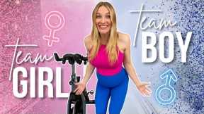 GENDER REVEAL | LIVE Indoor Cycling Workout! | 45-minute Cycling Class