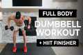 25 Min FULL BODY Dumbbell Workout +