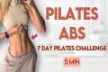 5 min Pilates Tight Flat Stomach (Abs 