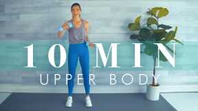 10 Minute Upper Body Workout // Standing Shoulder Friendly Strength Exercises