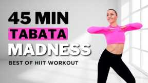 🔥45 MIN KILLER HIIT TABATA WORKOUT🔥ALL STANDING🔥No Equipment🔥No Repeat🔥BEST OF HIIT MASHUP🔥