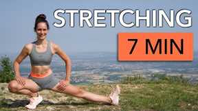 7 MIN STRETCHING AFTER RUNNING WORKOUT - STANDING POST RUN STRETCHES