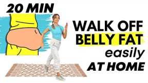 20 Minute Walking Exercises to Lose Belly Fat  | Walk at Home