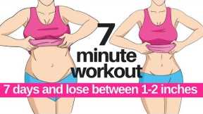 7 DAY CHALLENGE 7 MINUTE WORKOUT TO LOSE BELLY FAT - HOME WORKOUT TO LOSE INCHES   Lucy Wyndham-Read