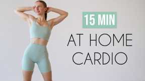 15 MIN BEGINNER CARDIO WORKOUT (No Jumping, Small Space Friendly, No Equipment)