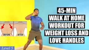 45-Minute Walk at Home Workout to Lose Weight and Love Handles