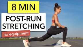 8 MIN POST-RUN STRETCHING - COOL DOWN FOR RUNNERS WITHOUT EQUIPMENT