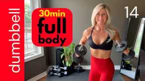 30 min STRENGTH TRAINING at home, dumbbell workout full body