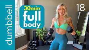 Weight training at home! STRENGTH & MUSCLE dumbbell workout, full body