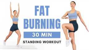 🔥Standing Full Body Fat Burn Workout🔥 30 MIN Home Workout - No Jumping