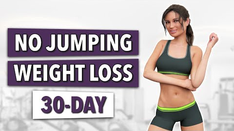30-Day No-Jumping Workout for Easy Weight Loss at Home