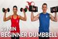 20 Min Beginner Dumbbell Full Body