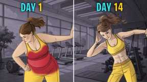 14 Day Challenge Belly Fat And Side Fat Burning Exercises At Home