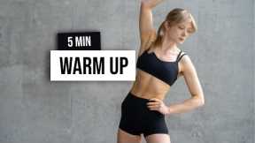 5 MIN FULL BODY WARM UP - for home workouts and calisthenics