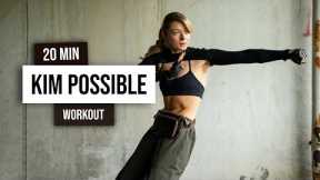 20 MIN FULL BODY HIIT WORKOUT (Kim Possible Inspired) Home Workout - No Equipment, All Standing!