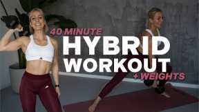 40 MIN HYBRID WORKOUT | Full Body Crusher | Strength & Conditioning | 2 Circuits | With Weights