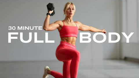 30 Min Full Body Dumbbell Strength Workout for Women | to build Muscle for Longevity