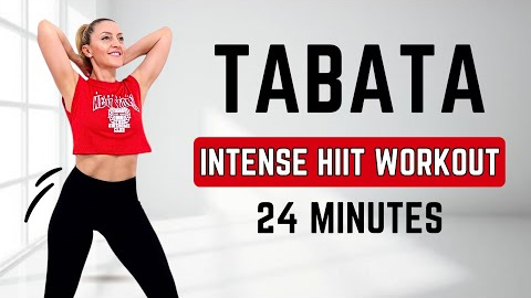 🔥24 MIN TABATA HIIT Full Body🔥Super Sweaty Workout🔥No Equipment🔥No Repeat🔥Intense Home Workout🔥