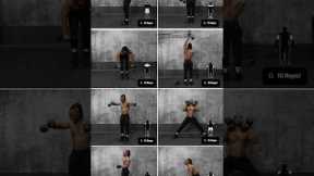 Full body dumbbell workout to build muscle & burn fat (no bench)