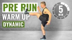 5 Min PRE RUN DYNAMIC WARM UP | Follow Along