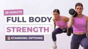 35-Minute Full-Body Dumbbell Workout | Build Lean Muscle At Home