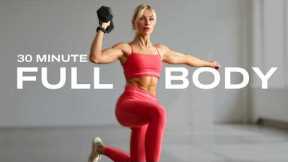 30 Min Full Body Dumbbell Strength Workout for Women | to build Muscle for Longevity