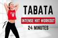 🔥24 MIN TABATA HIIT Full Body🔥Super 