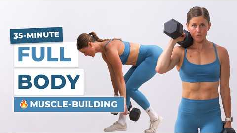 35-Minute Full Body Dumbbell Workout at Home | Strength + Core