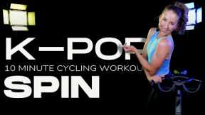 K-POP BOP // 10 Minute Spin Class • Studio Style Cycling Workout