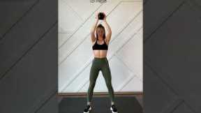 quick full body kettlebell workout #shorts