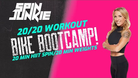 BIKE BOOTCAMP: 20/20 Spin Class Weight Training Workout