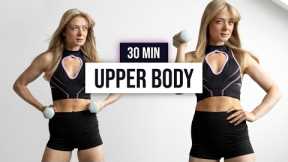 DAY 10: UPPER BODY WORKOUT - Arms, Shoulders & Chest | Level Up 2.0 Challenge 🔥