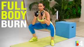 Total Body Burn! 🔥 40 Minute Dumbbell Workout | Beginner to Advanced!