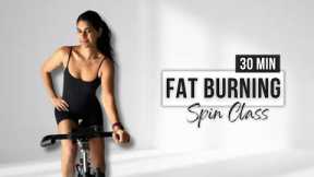 30 Min FAT BURNING SPIN CLASS | Power Sprints