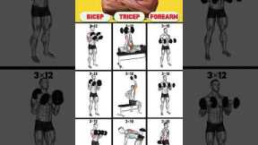 9 Powerfull Dumbbell Arm Workout to Transform Upper Body| #workout #armworkout